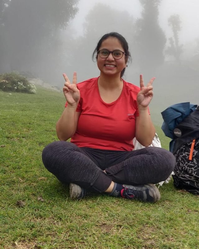 Galaxy trekking in the mountains